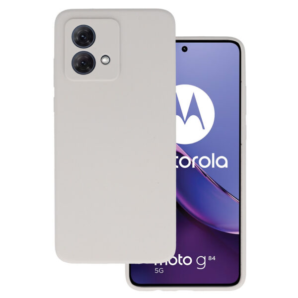 Silicone Lite Case for Motorola Moto G84 5G titanium