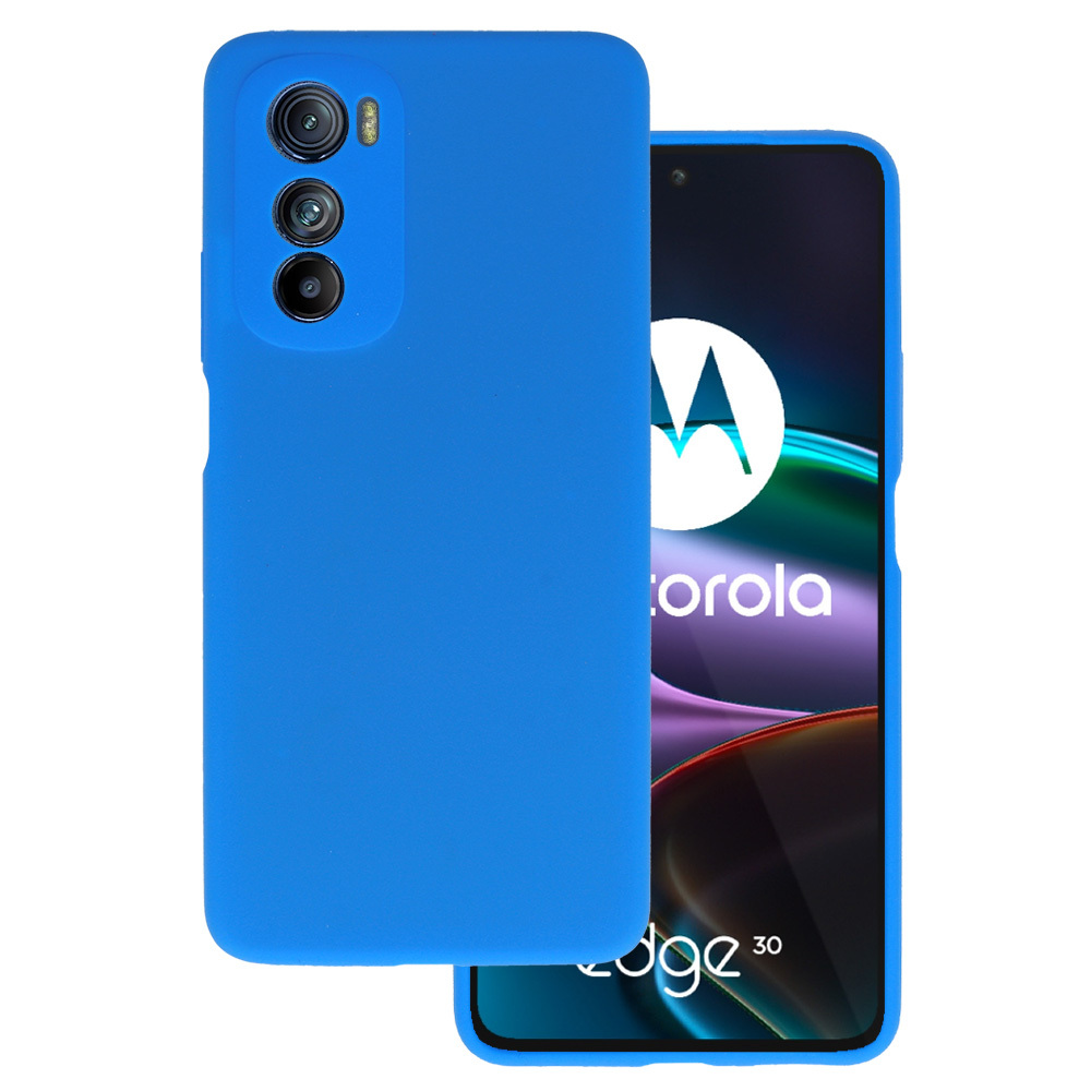 Silicone Lite Case for Motorola Edge 30 blue