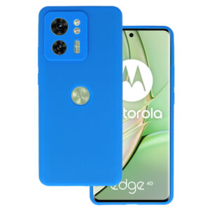 Silicone Lite Case for Motorola Edge 40 5G blue
