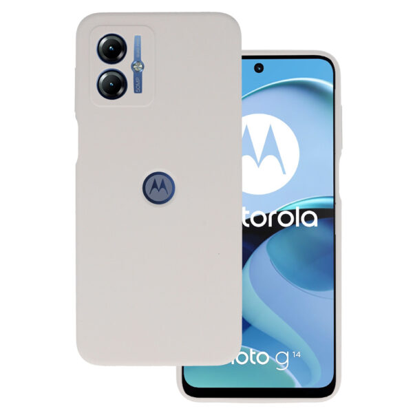 Silicone Lite Case for Motorola Moto G14 titanium
