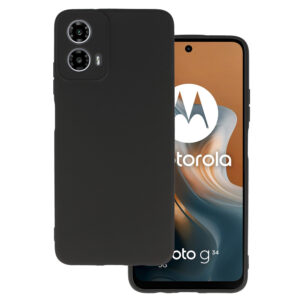 Back Case MATT for MOTOROLA MOTO G34 5G Black
