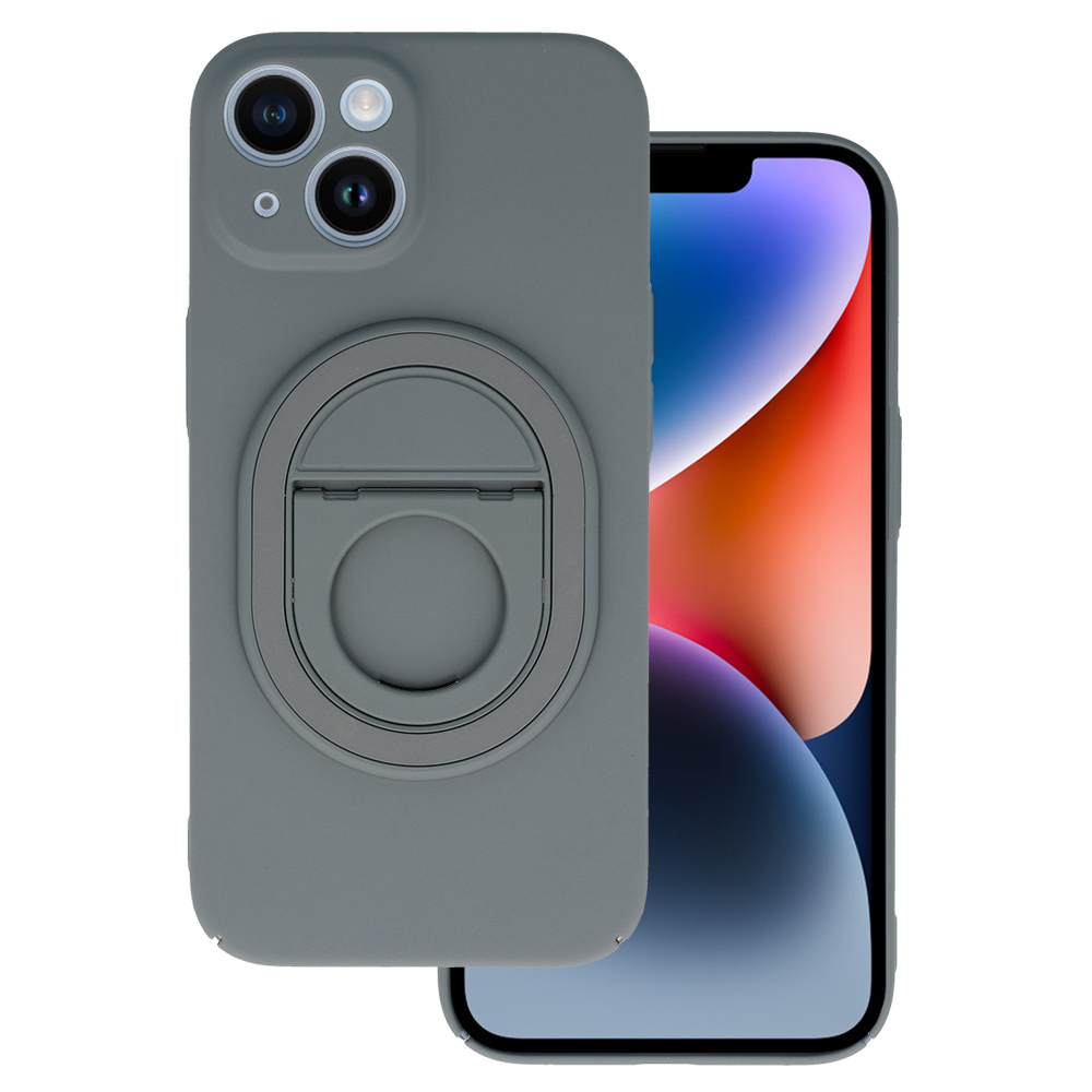Tel Protect Magnetic Elipse Case for Iphone 14 grey