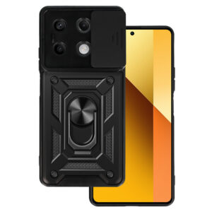 Slide Camera Armor Case for Xiaomi Redmi Note 13 5G Black