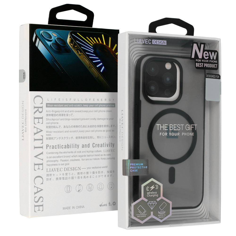 Warframe Magsafe Series Case for Iphone 15 Plus black