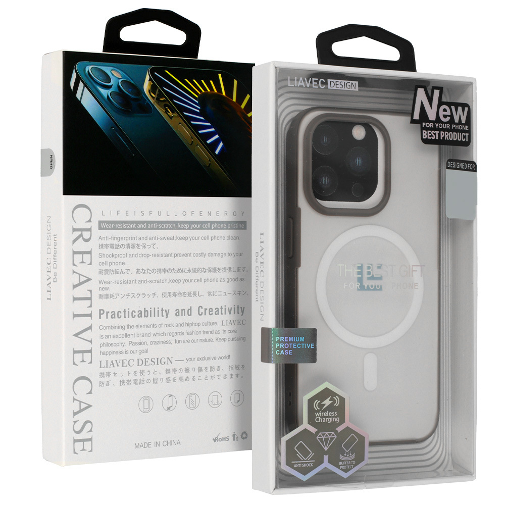 Warframe Magsafe Series Case for Iphone 15 Plus titanium