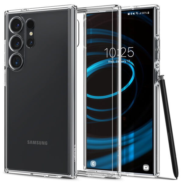Case SPIGEN Ultra Hybrid ACS07292 for Samsung Galaxy S24 Ultra - Crystal Clear
