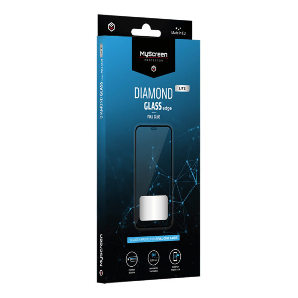 Tempered Glass MyScreen LITE Diamond Glass Edge Full Glue for Samsung Galaxy S24 Plus black