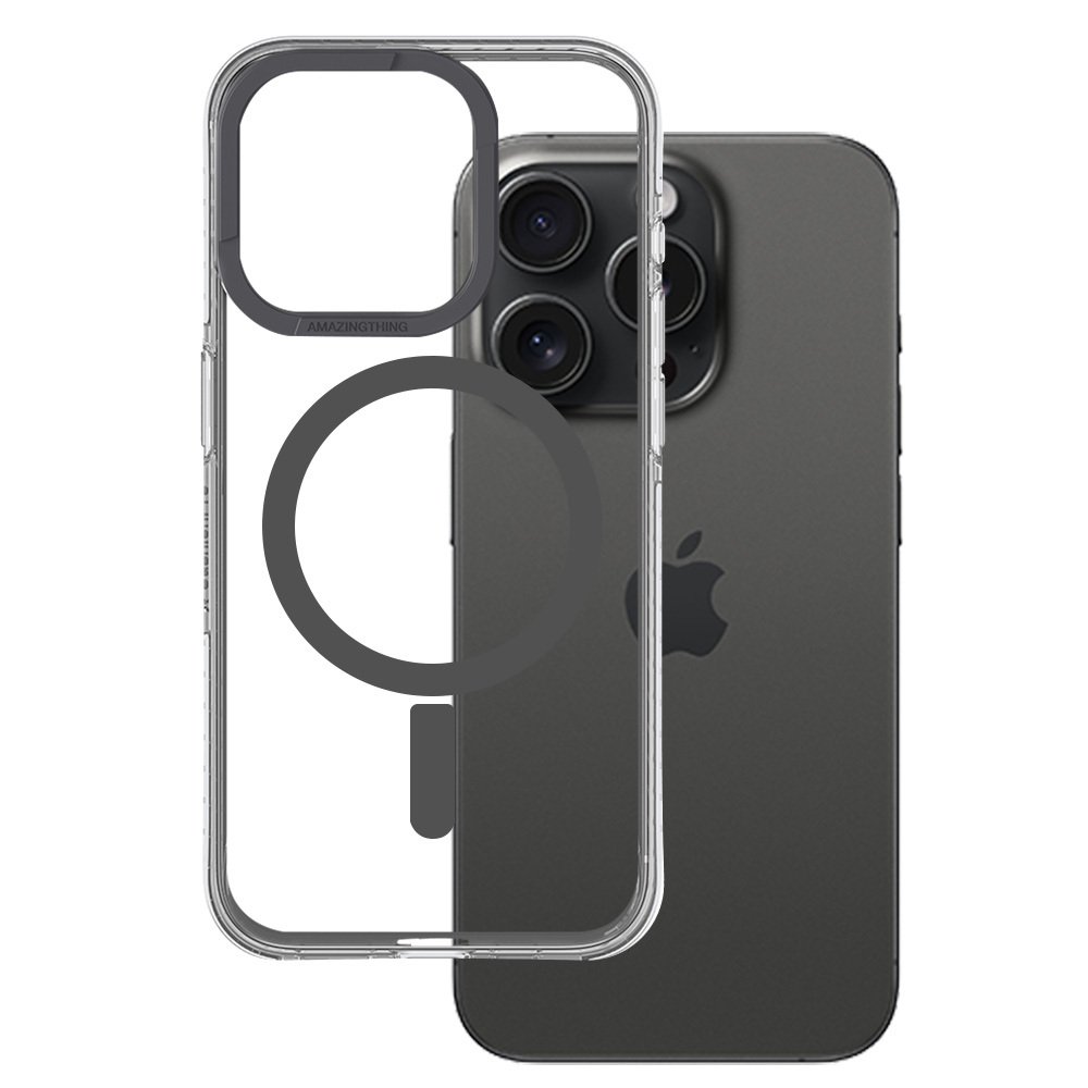Amazing Thing Titan Pro Magsafe Case 10FT IP156.1PTMBK for Iphone 15 Pro black