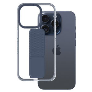 Amazing Thing Titan Pro Holder Case 10FT IP156.1PTHBU for Iphone 15 Pro navy with stand