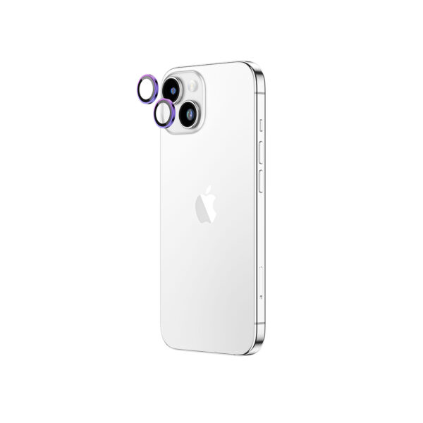 Amazing Thing Tempered glass AR Lens Glass IP15CAM2CGLA on camera for Iphone 15/15 Plus (lens 2 pieces) purple