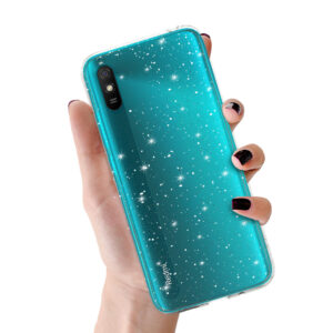 Crystal Glitter Case do Xiaomi Redmi 9A Silver