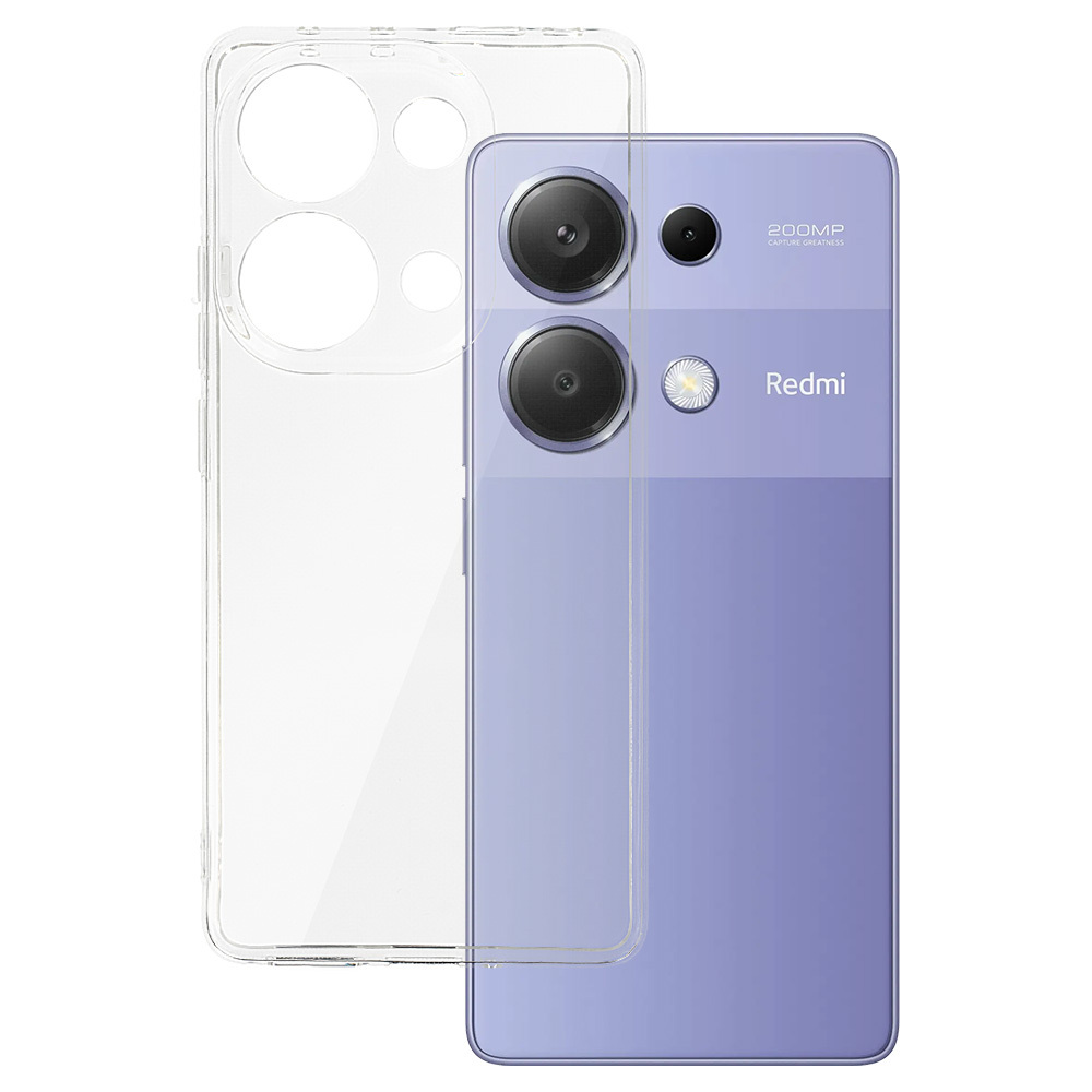 Back Case 2 mm Perfect for XIAOMI REDMI NOTE 13 PRO 4G TRANSPARENT