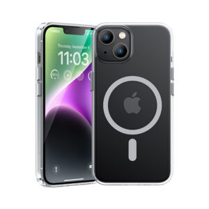 Benks Magnetic Crystal Case for Iphone 15 Plus transparent