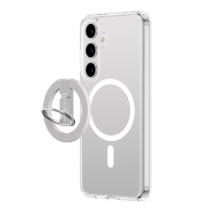 Amazing Thing Minimal Magsafe Grip Ring Case S24PMRMINCL for Samsung Galaxy S24 Plus transparent