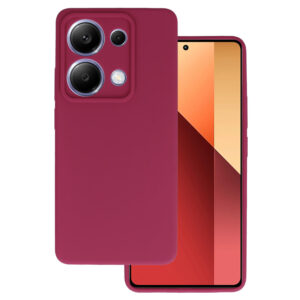 Silicone Lite Case for Xiaomi Redmi Note 13 Pro 4G burgundy