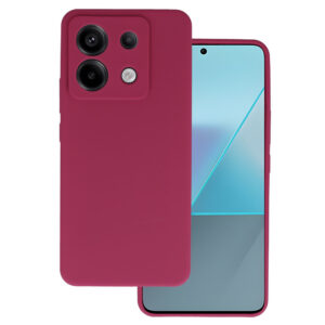 Silicone Lite Case for Xiaomi Redmi Note 13 Pro 5G burgundy