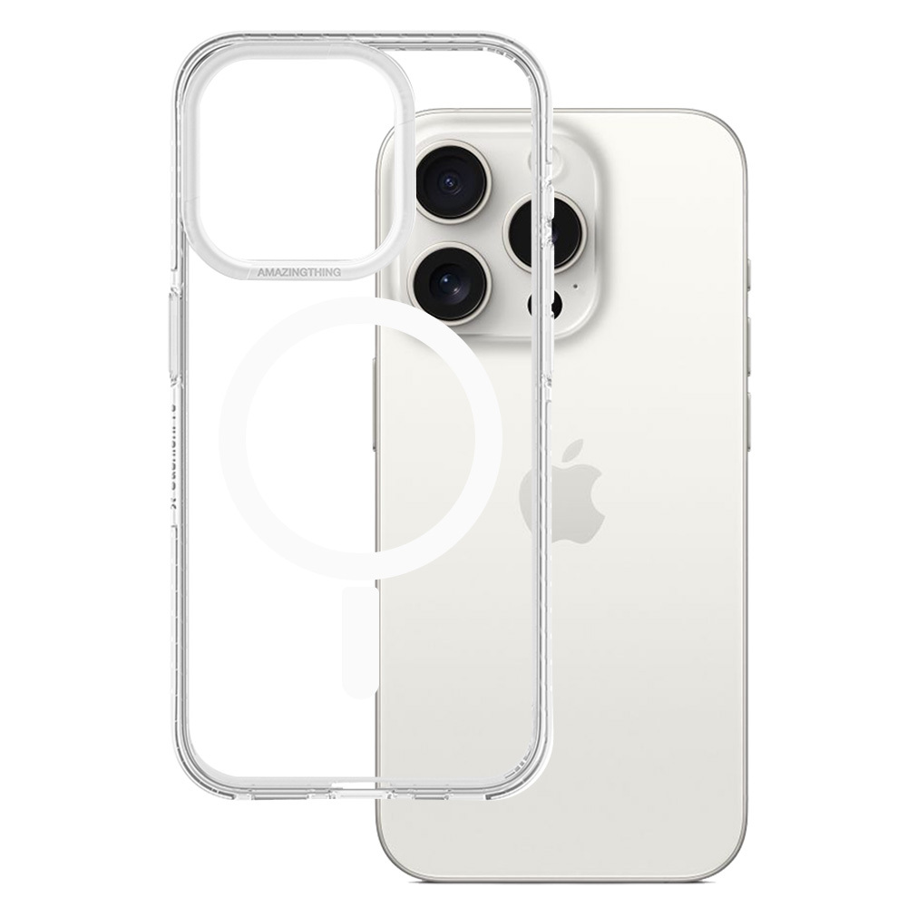 Amazing Thing Titan Pro Magsafe Case 10FT IP156.1PTMCL for Iphone 15 Pro transparent