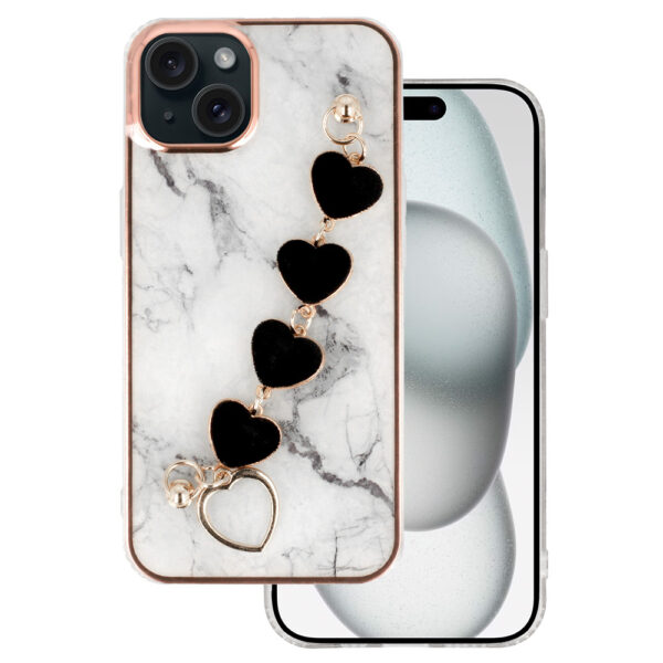 Trend Case for Iphone 15 design 6 white