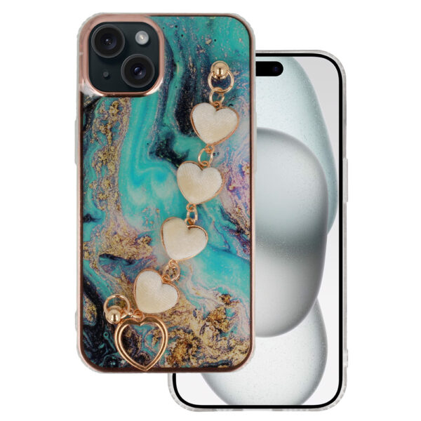 Trend Case for Iphone 15 Plus design 6 blue