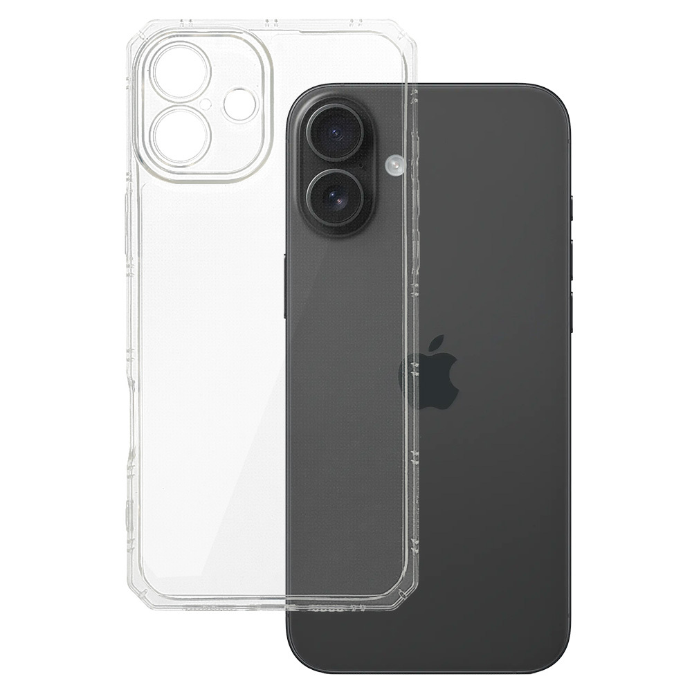 Armor Antishock Case for Iphone 16 Plus transparent
