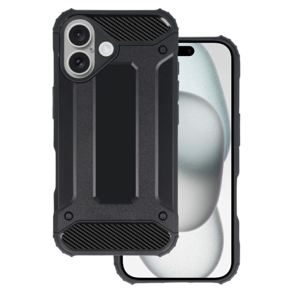 Armor Carbon Case for Iphone 16 Black