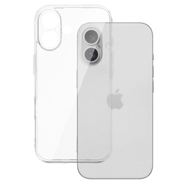 Back Case 2 mm Perfect for IPHONE 16 PLUS TRANSPARENT