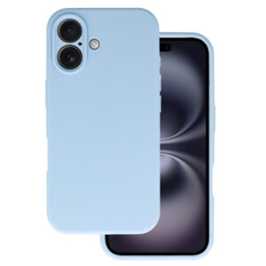 Silicone Lite Case for Iphone 16 light blue
