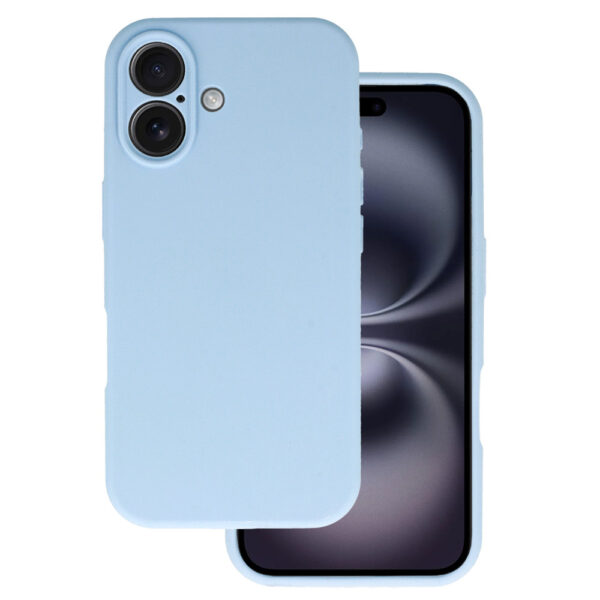 Silicone Lite Case for Iphone 16 light blue