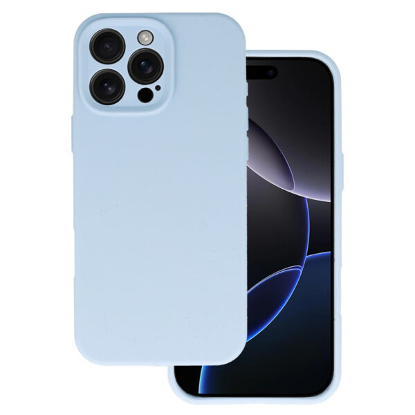 Silicone Lite Case for Iphone 16 Pro Max light blue
