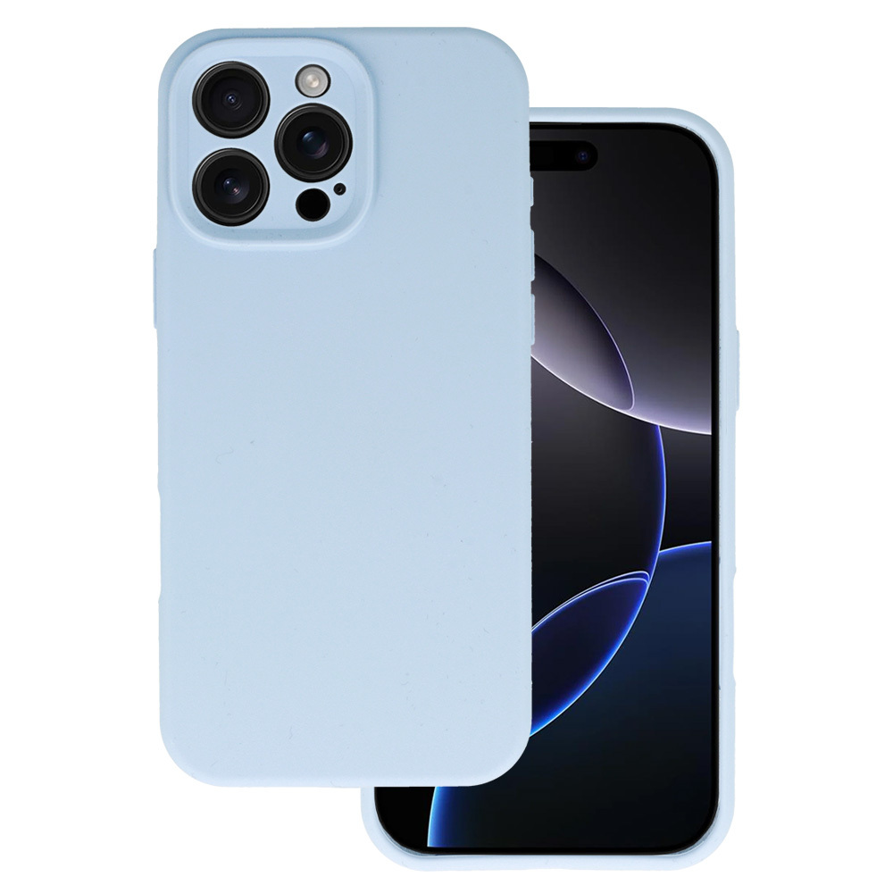 Silicone Lite Case for Iphone 16 Pro Max light blue