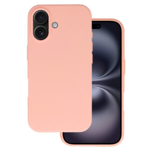 Silicone Lite Case for Iphone 16 Plus peach
