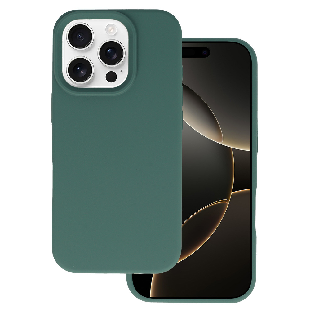 Tel Protect Silicone Premium for Iphone 16 Pro Max dark green