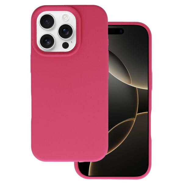 Tel Protect Silicone Premium for Iphone 16 Pro Max raspberry