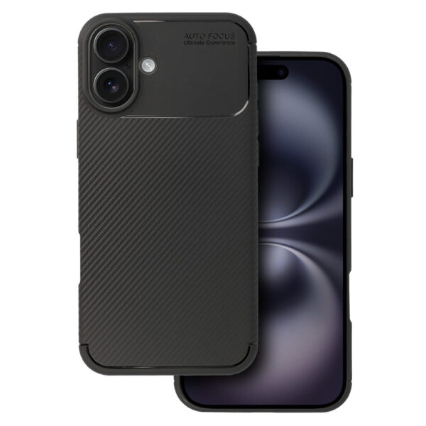Tel Protect Carbon Elite for Iphone 16 Plus Black