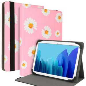 Wonder Canvas Tablet Case 10 inches pink daisies