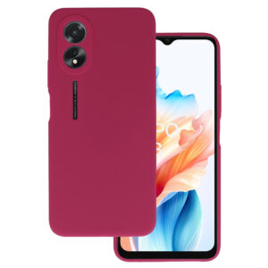 Silicone Lite Case for Oppo A38 4G burgundy