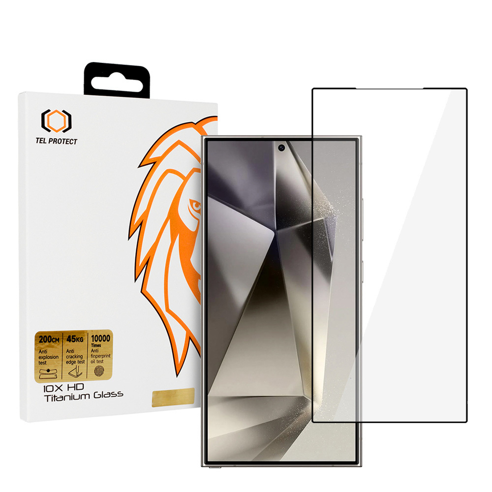 Tempered glass Tel Protect 10X HD Titanium for Samsung Galaxy S24 Ultra