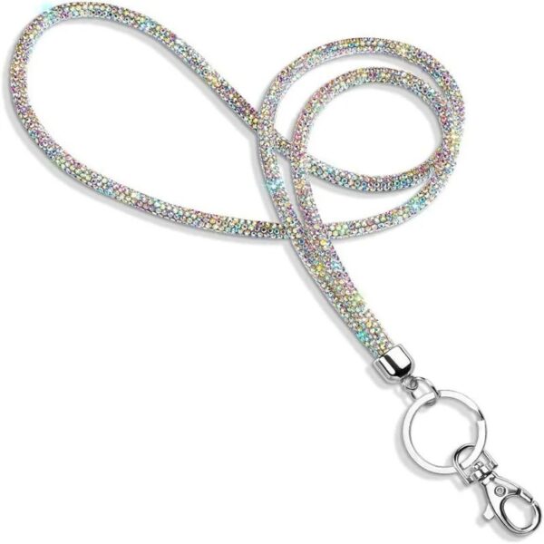 Phone pendant G-02 silver rainbow