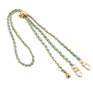 Phone pendant G-14 light blue-gold