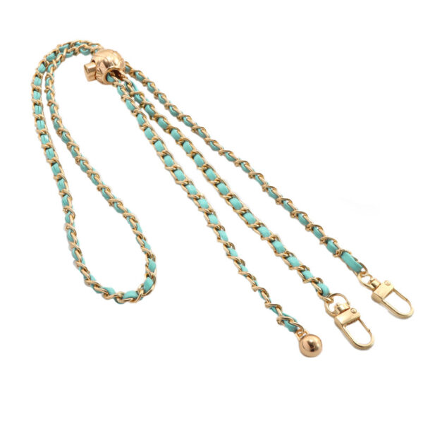 Phone pendant G-14 light blue-gold