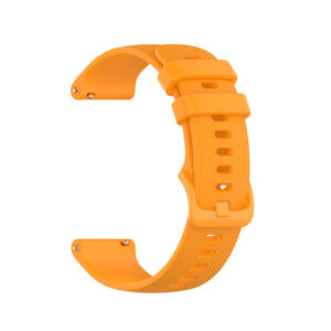 Universal silicone loop 22mm design 1 orange