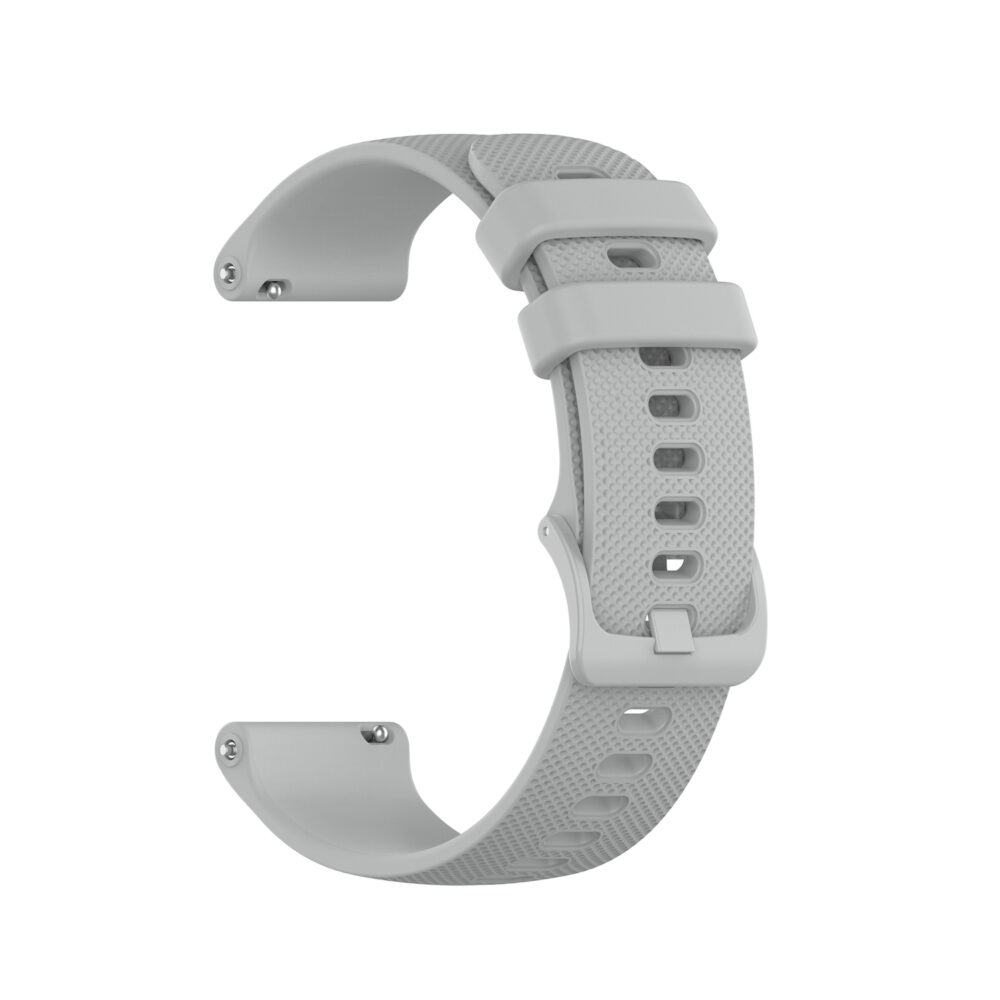 Universal silicone loop 22mm design 1 grey