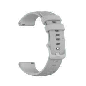 Universal silicone loop 22mm design 1 grey