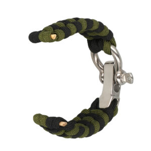 Universal nylon loop 22mm design 1 green-black