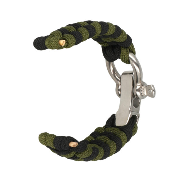 Universal nylon loop 22mm design 1 green-black