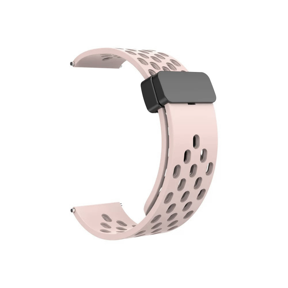 Universal silicone loop 22mm design 2 light pink
