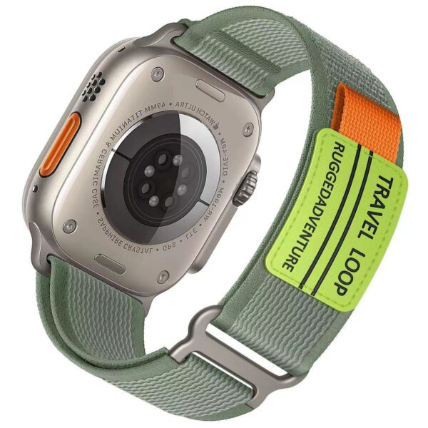 Nylon loop for Apple Watch 42/44/45/49 design 3 khaki