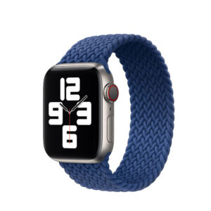 Braided loop for Apple Watch 42/44/45/49 design 1 navy