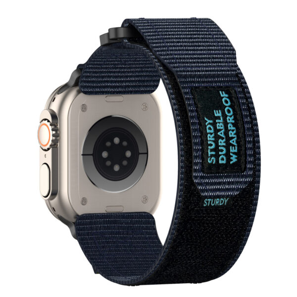 Nylon loop for Apple Watch 42/44/45/49 design 4 navy