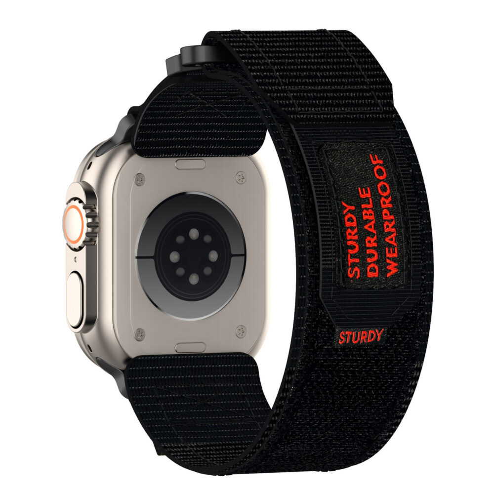 Nylon loop for Apple Watch 38/40/41 design 4 black